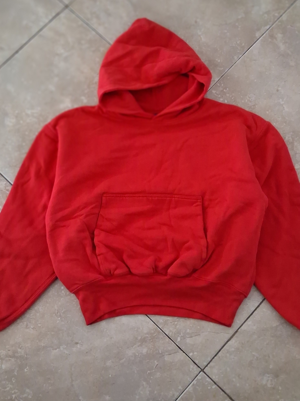 Small Yeezy Gap Red Perfect Hoodie